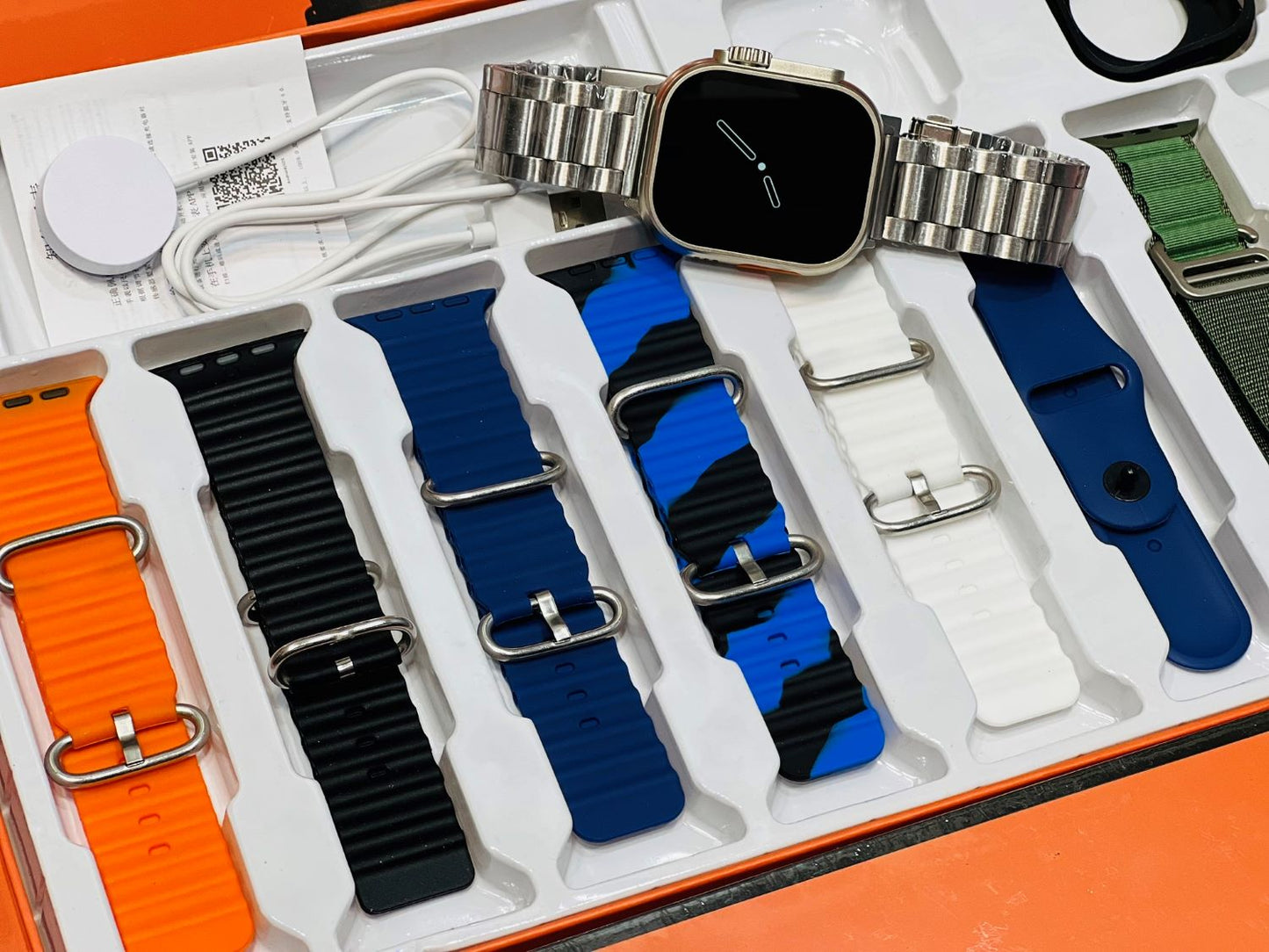 New 8in1 Ultra Smart Watch With Always On Display