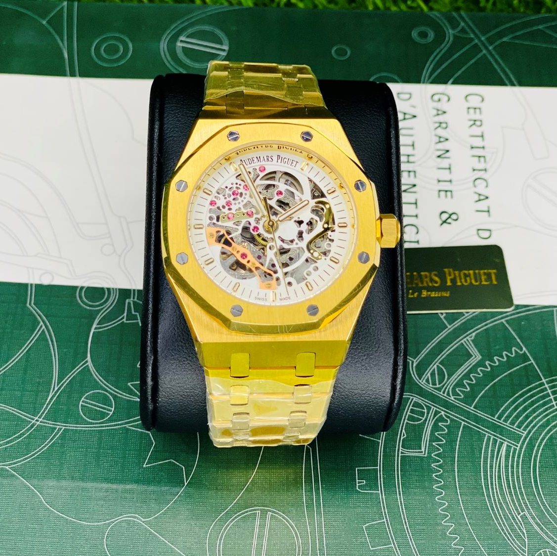 Luxury Audemars Piguet Skeleton Wrist Watch for Men