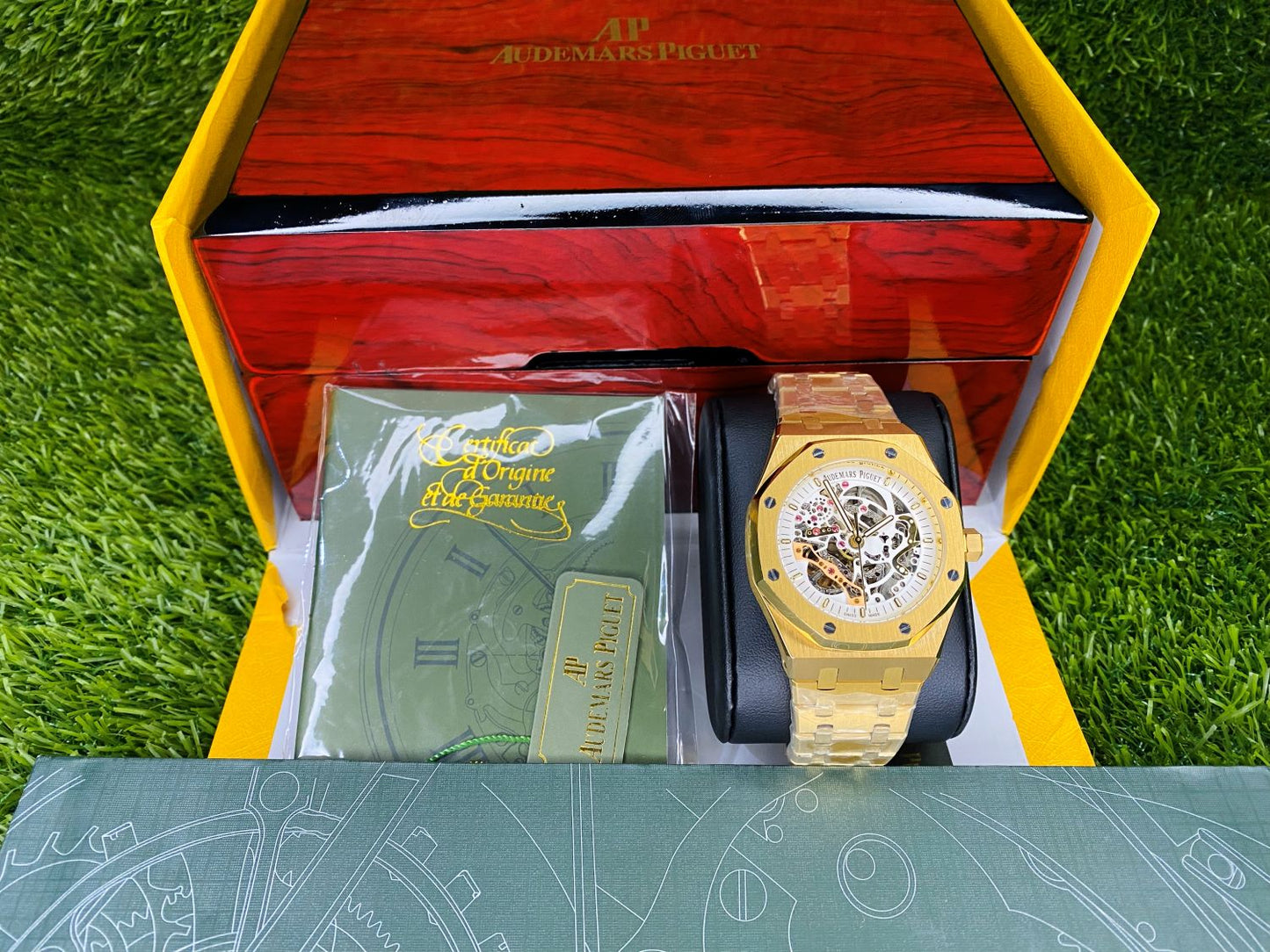 Luxury Audemars Piguet Skeleton Wrist Watch for Men