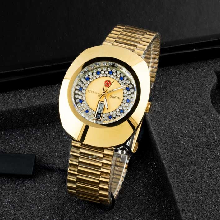 Branded Sapphiree Crystal Scratchless Men Wrist Watch