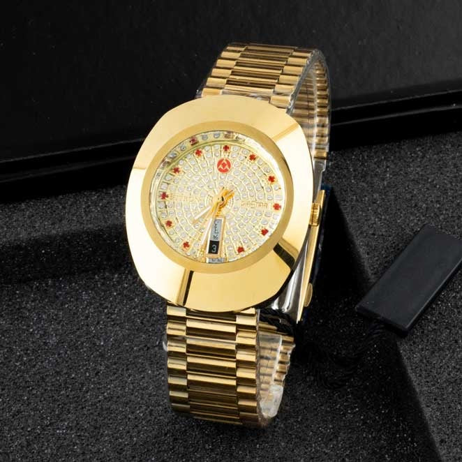 Branded Sapphiree Crystal Scratchless Men Wrist Watch