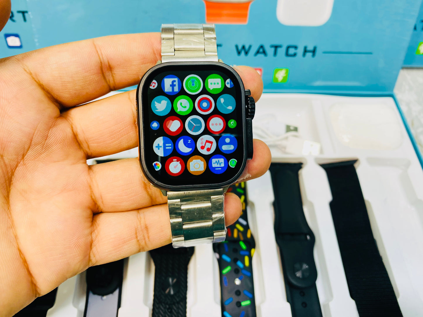 New 8+1 Ultra 2 Smart watch with Airpod's & Always On Display
