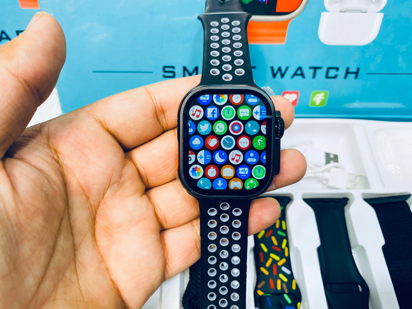 New 8+1 Ultra 2 Smart watch with Airpod's & Always On Display