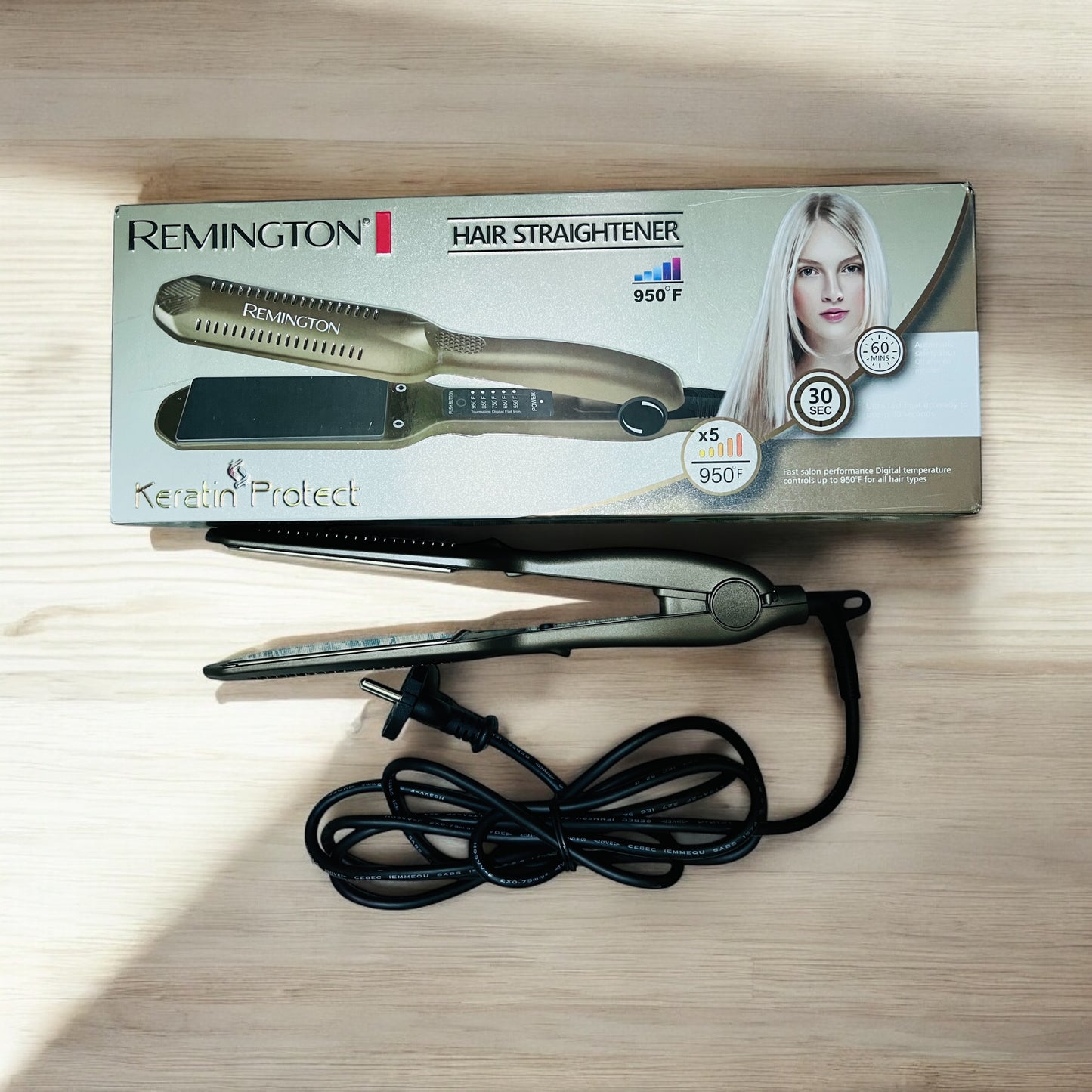 Remington Professional Hair Straightener Keratin Protection