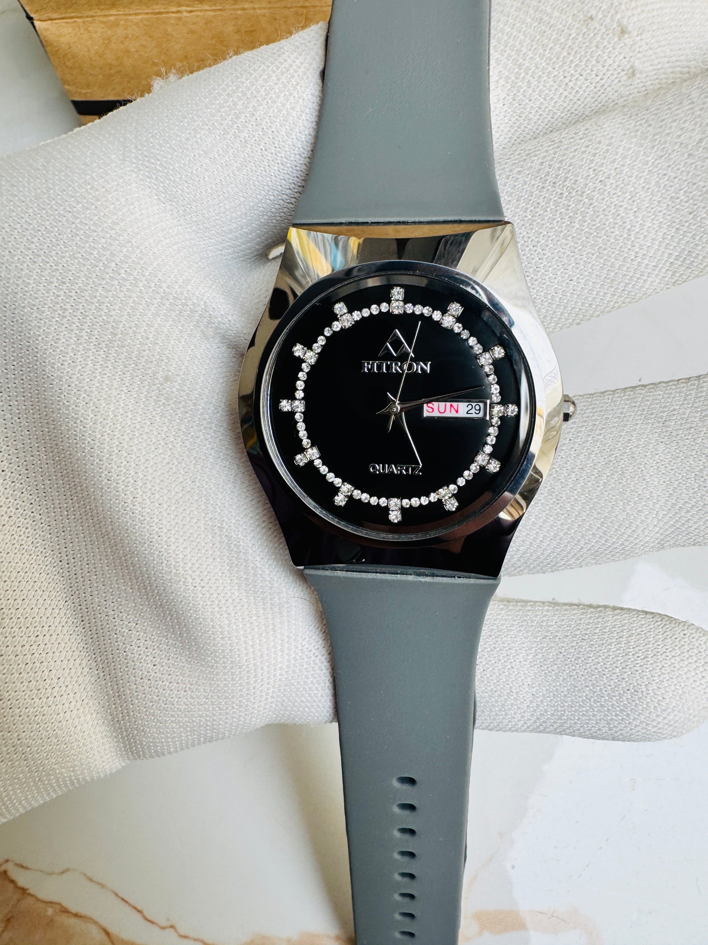 Original FITRON Sapphire Wrist Watch Japan Quartz Movement