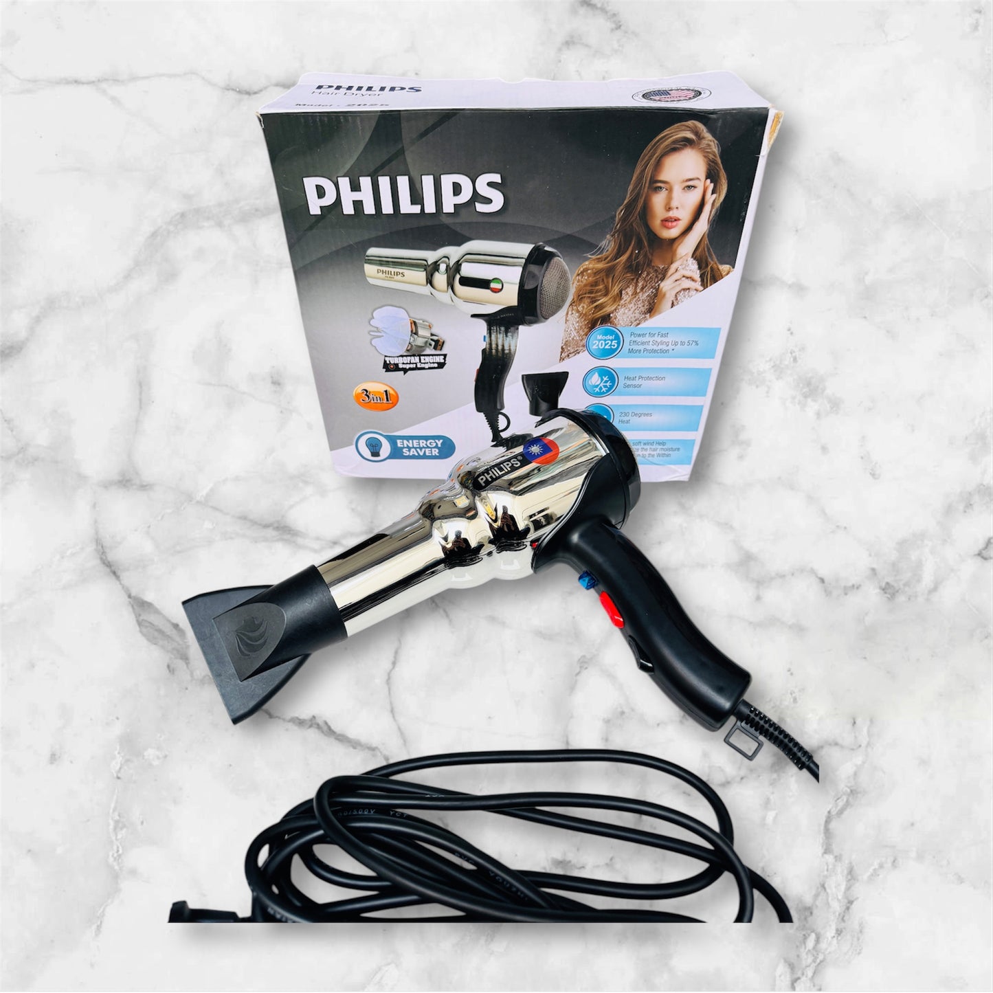 3in1 Philips Professional Hair Dryer