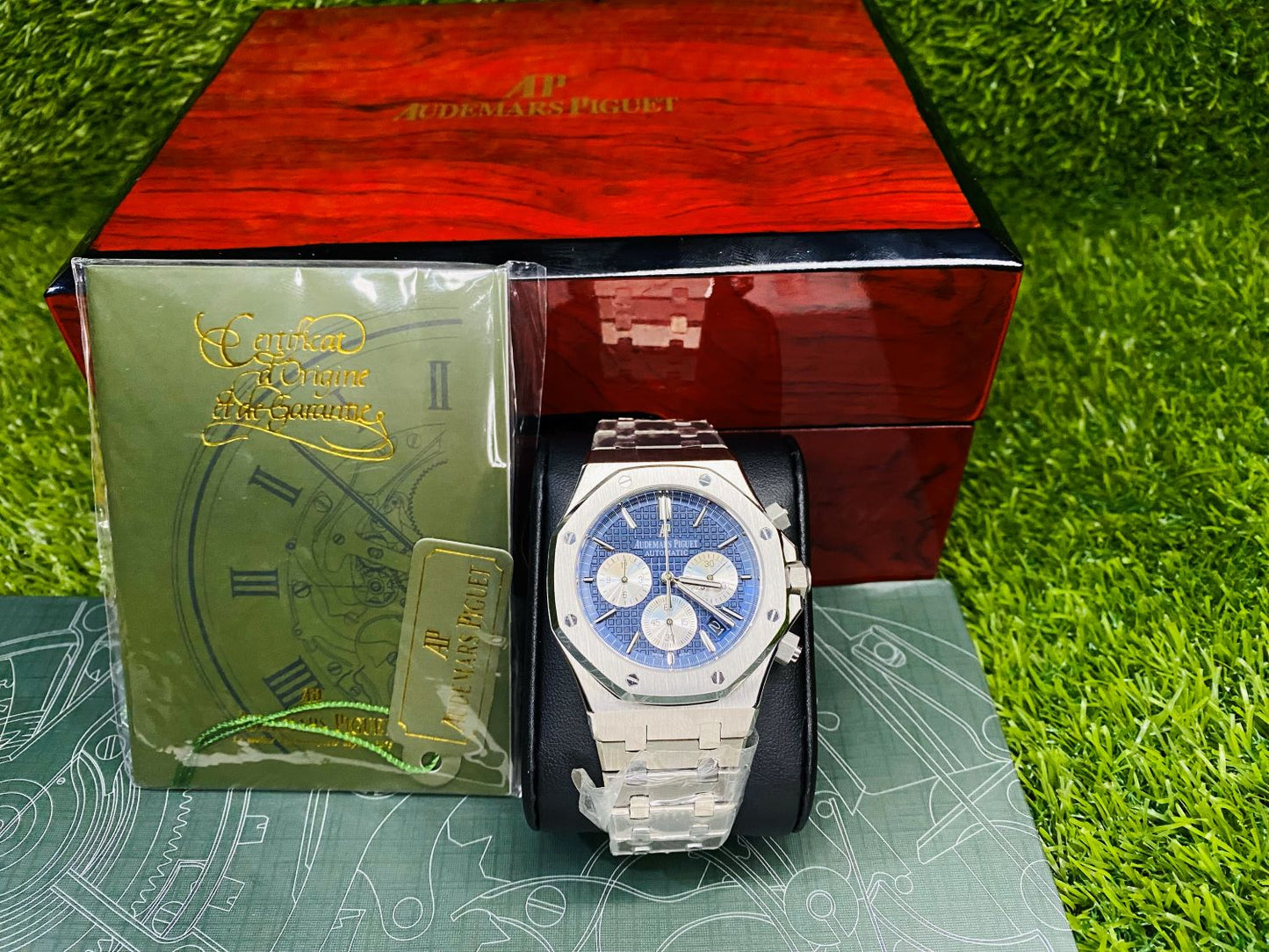 Original Luxury  Piguet Royal Oak Chronograph Wrist Watch for Men