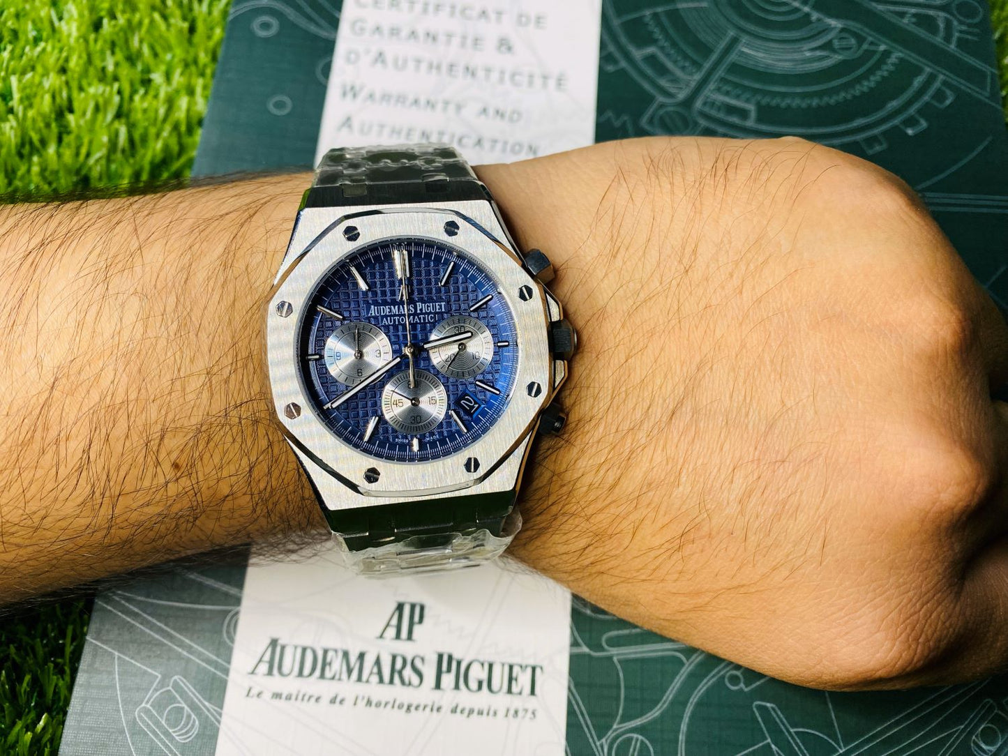 Original Luxury  Piguet Royal Oak Chronograph Wrist Watch for Men