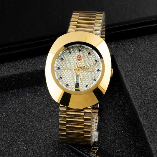 Branded Sapphiree Crystal Scratchless Men Wrist Watch