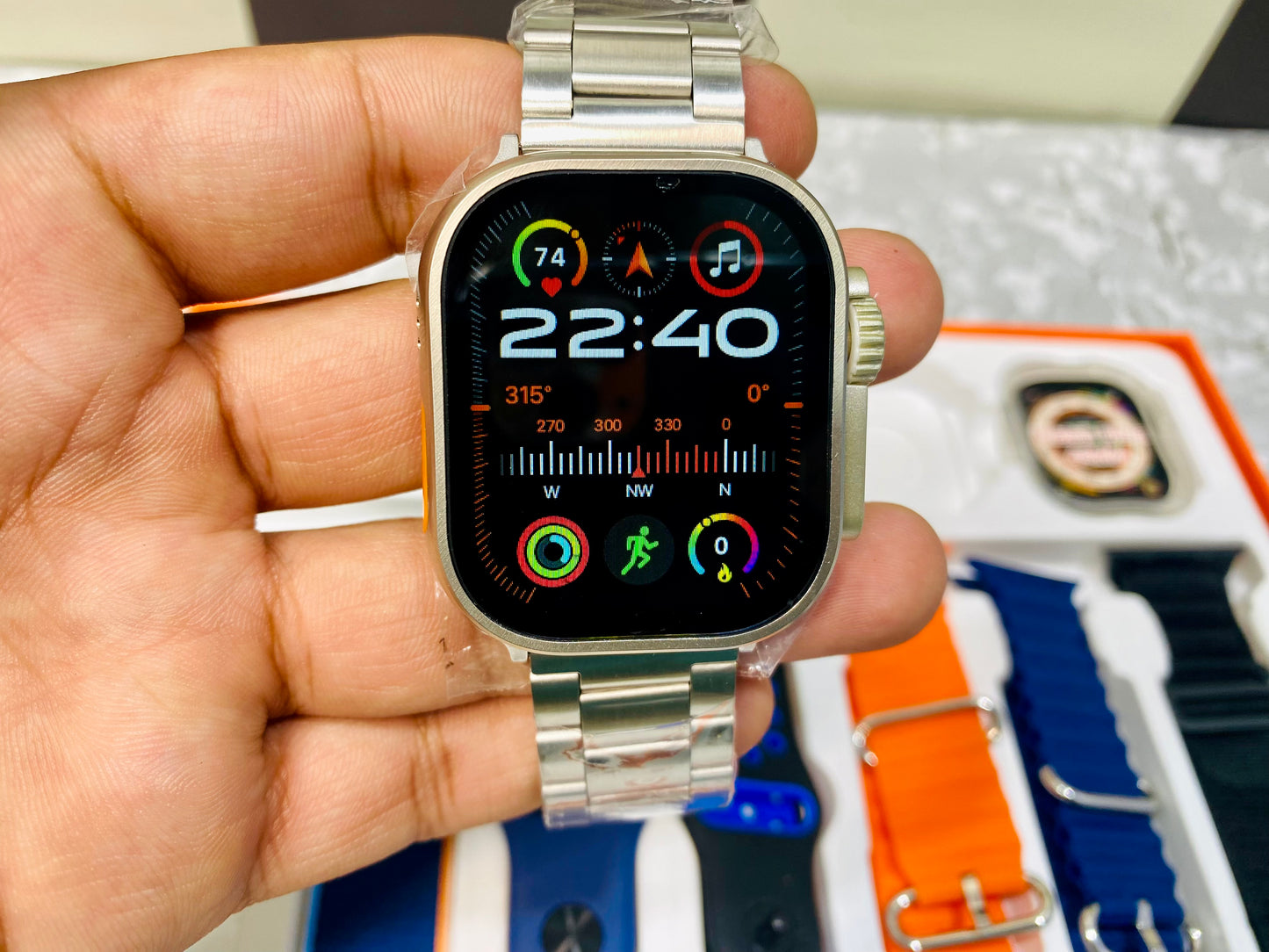 New 7 in 1 Straps Ultra 2 Smart Watch With Always On Display