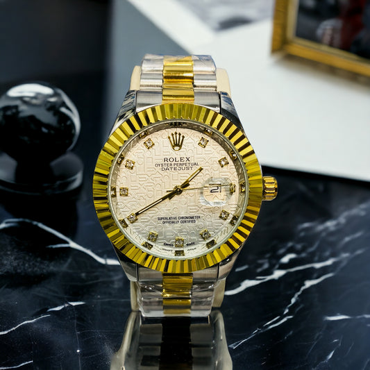 New RLX Fashionable Wrist Watches For Men Stainless Steel Bracelet