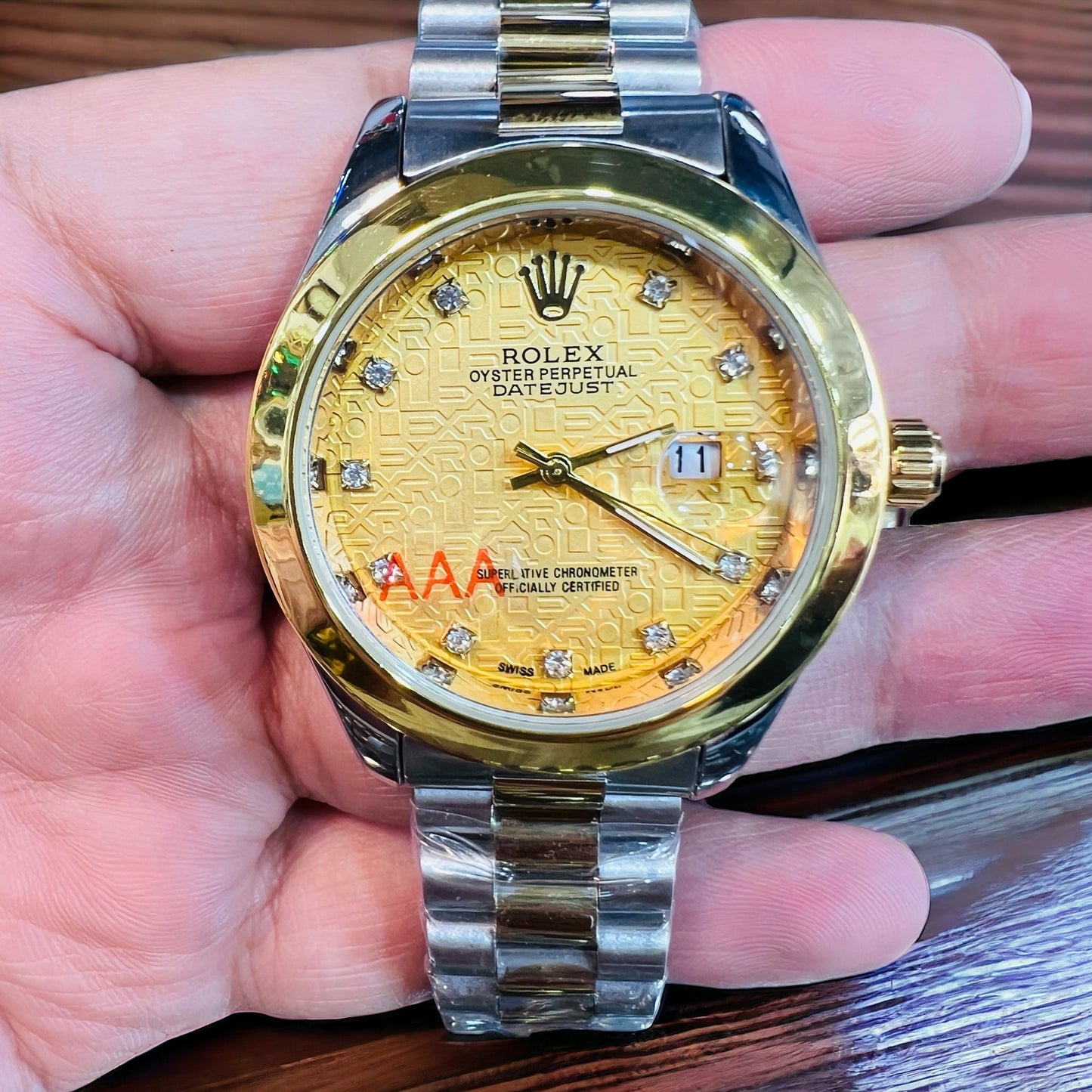 New RLX Fashionable Wrist Watches For Men Stainless Steel Bracelet