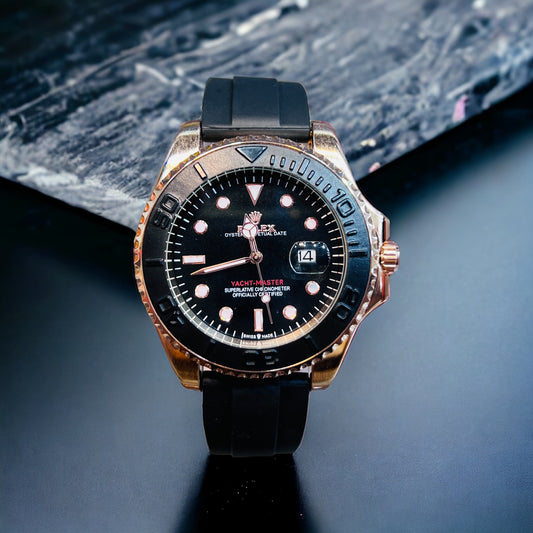 Exclusive Design RLX Wrist Watch For Men with Master Lock