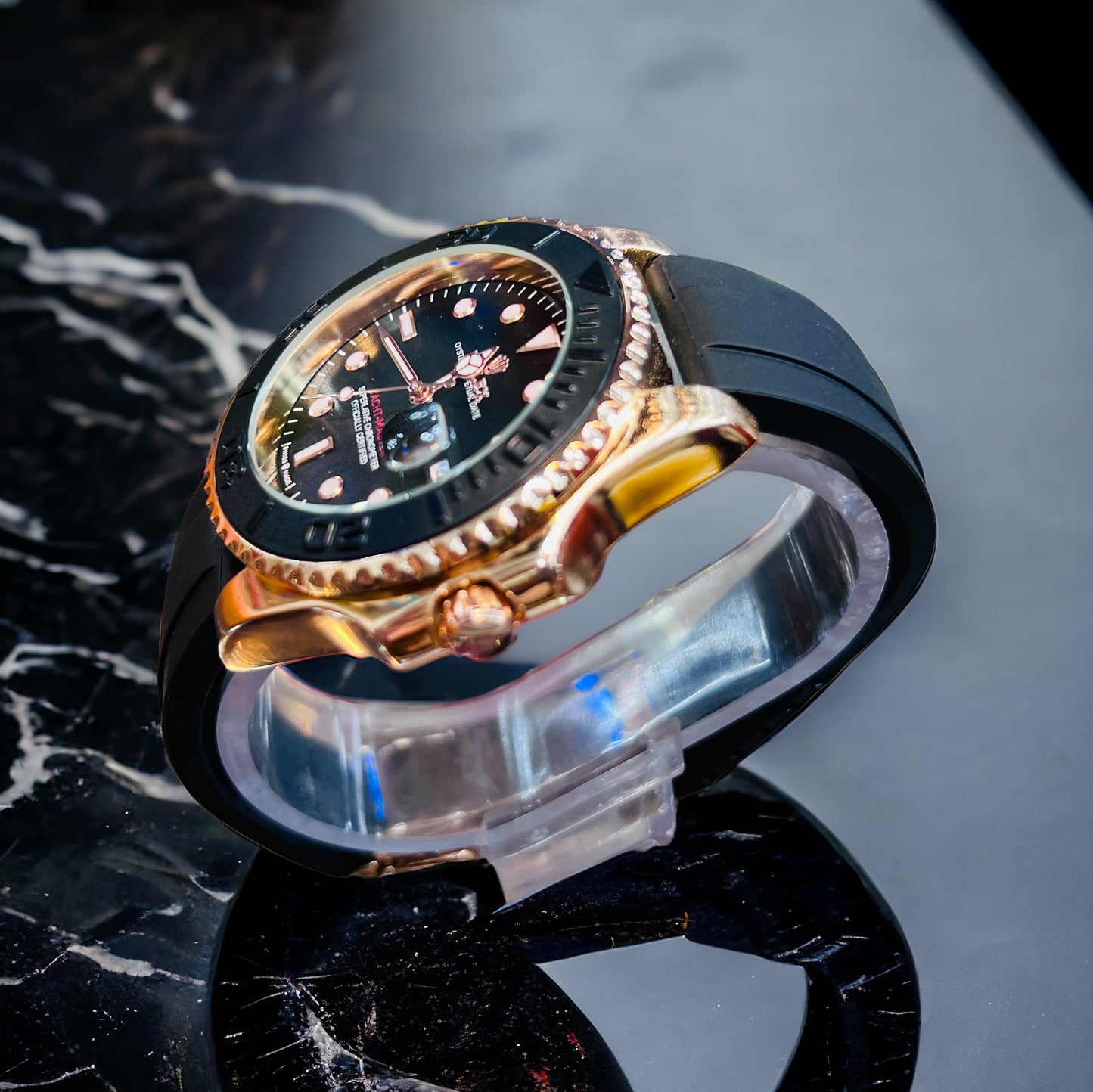 Exclusive Design RLX Wrist Watch For Men with Master Lock
