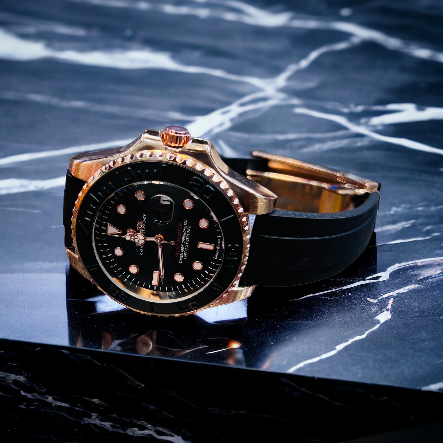 Exclusive Design RLX Wrist Watch For Men with Master Lock