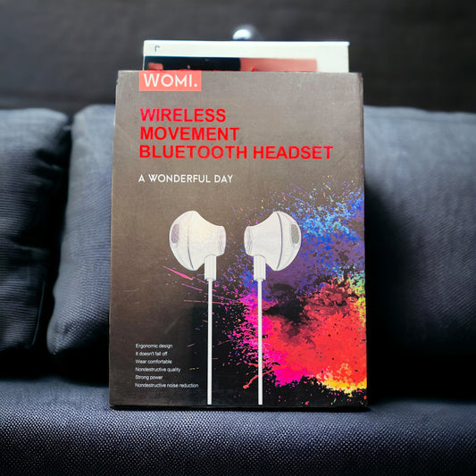 New WOMI Wireless /Bluetooth Sports Neckband/Handfree