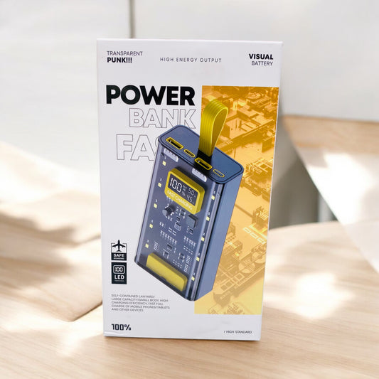 Premium Quality 20,000 mah 66 watt Ultra Fast Charging Power Bank  with LED Lights