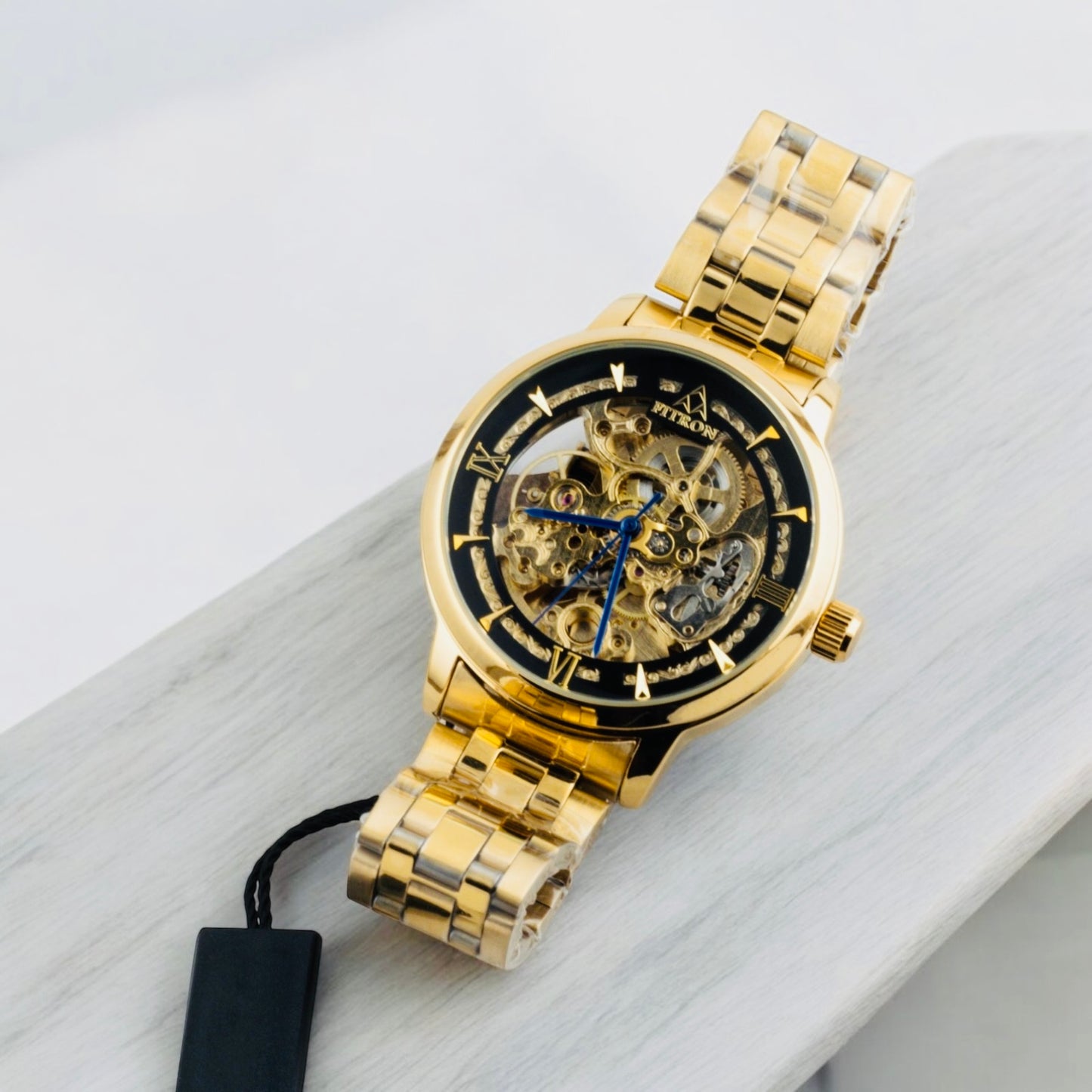 Original FITRON Skeleton Automatic Wrist Watch For Men