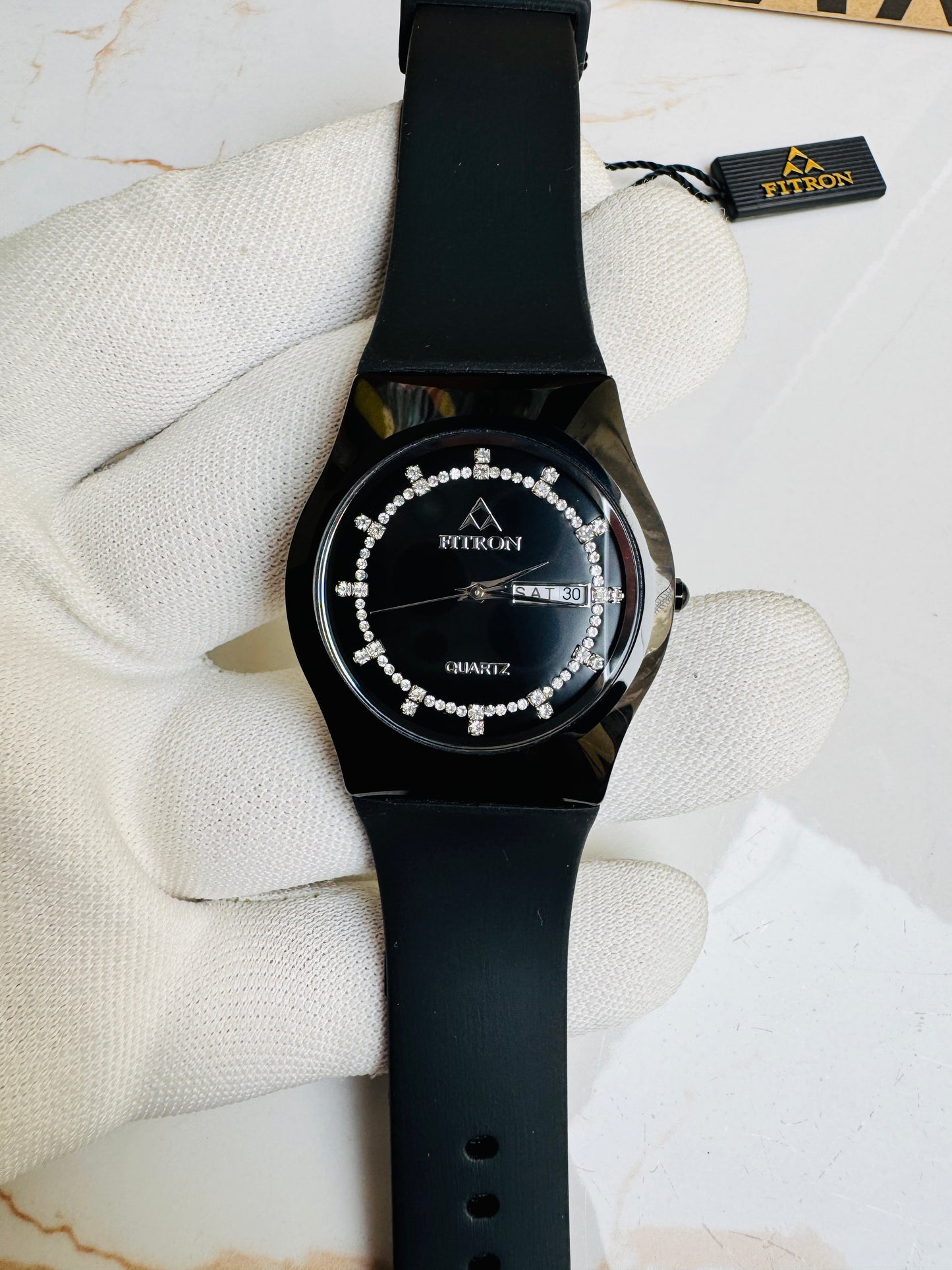 Original FITRON Sapphire Wrist Watch Japan Quartz Movement