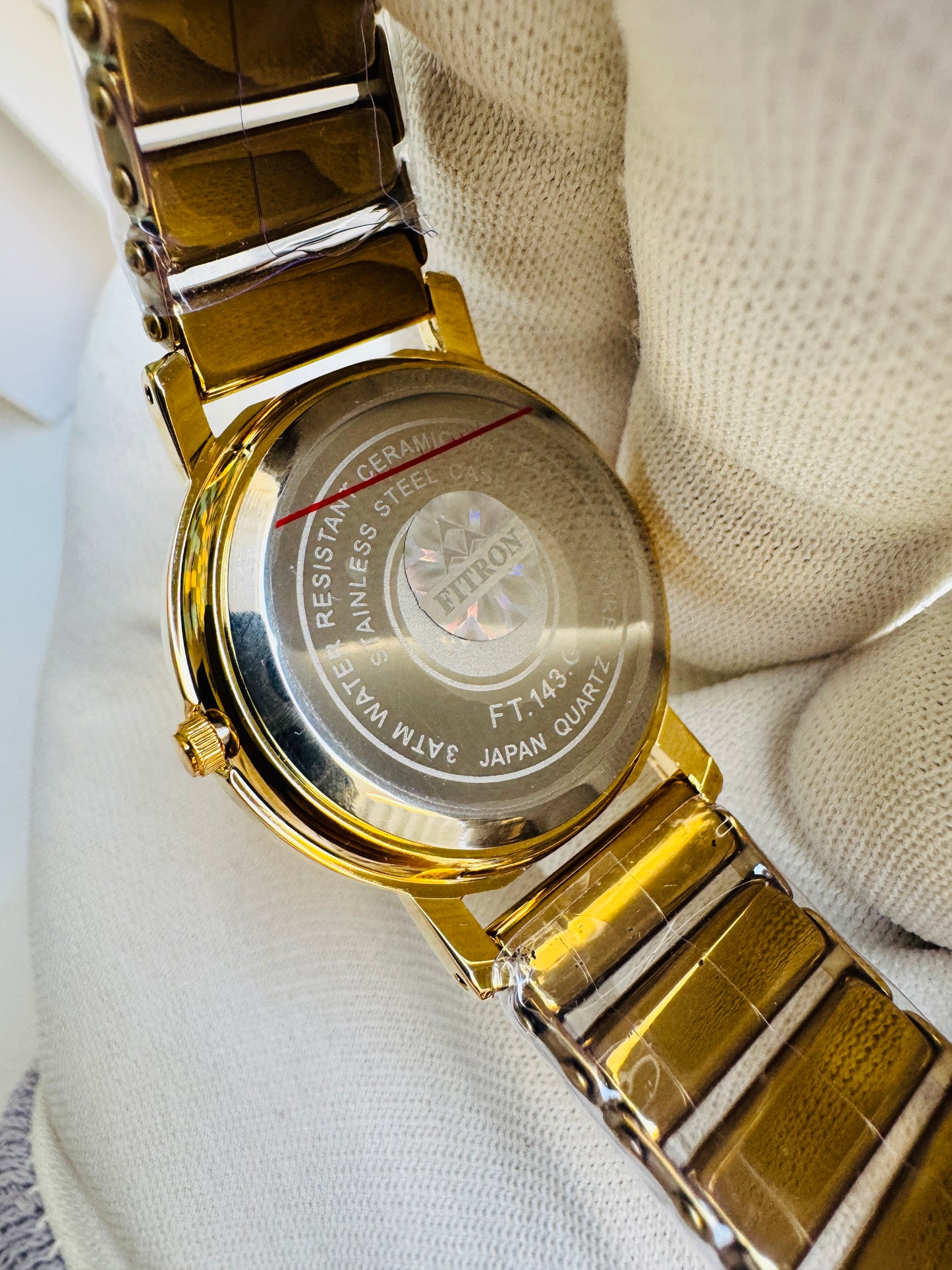 Original FITRON Luxury Sapphire Wrist Watch Japan Quartz Movement